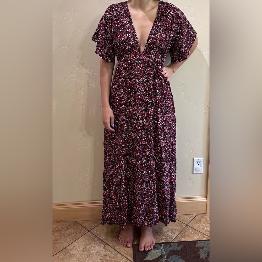 RUE STIIC- ELLIS MAXI DRESS KLIMT FLORAL (NWOT)